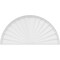 Ekena Millwork Half Round Sunburst Architectural Grade PVC Pediment, 60"W x 30"H x 2"P PEDPS060X300HRO01 - alternate 2